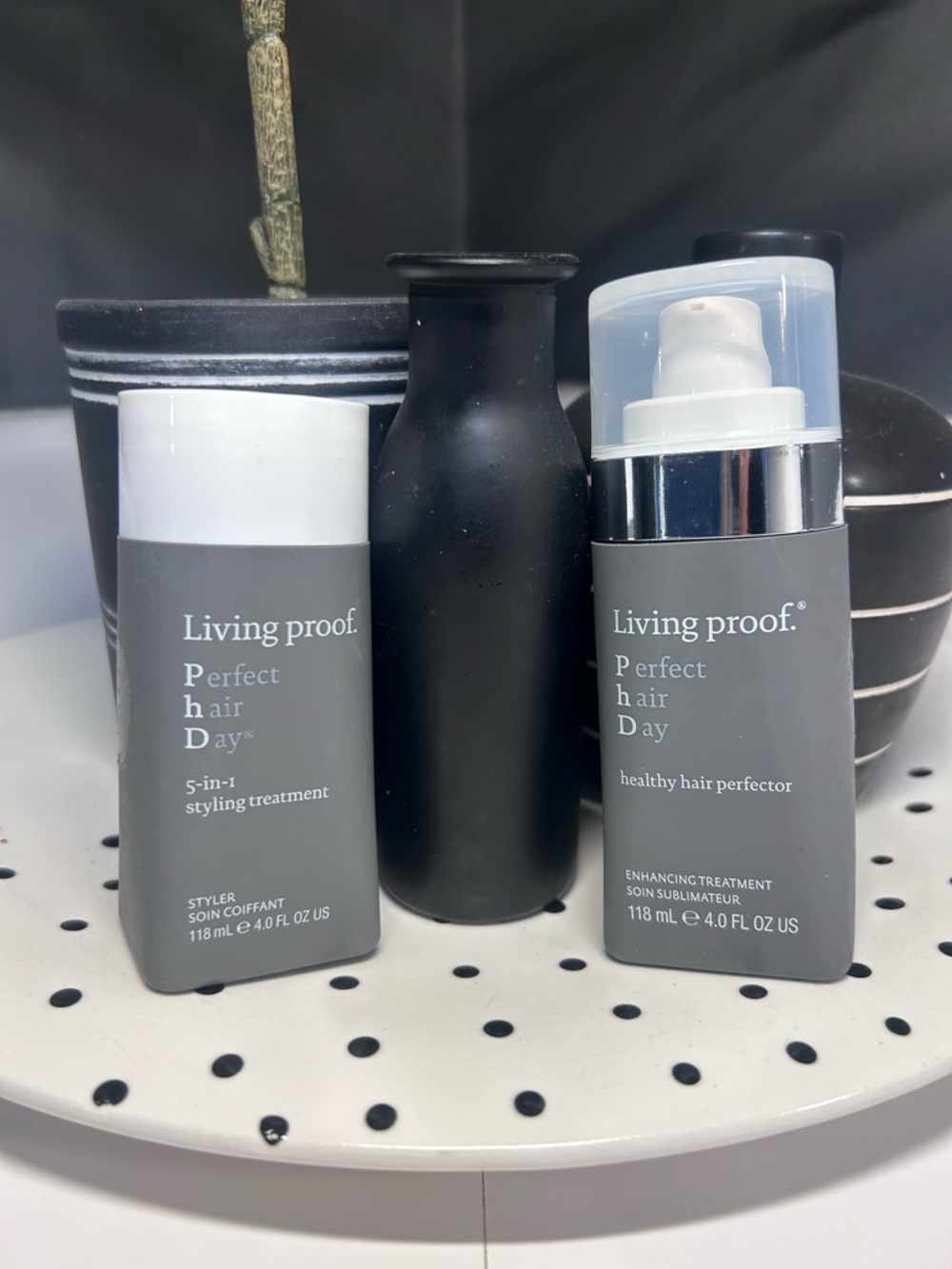 Living Proof PhD Hair Treatment Bundle: 5-in-1 Styler + Hair Perfector